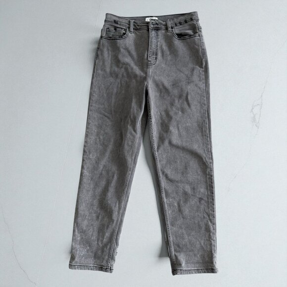 CELLO Gray Midrise Straight Leg Jeans Size 11 - Picture 1 of 6
